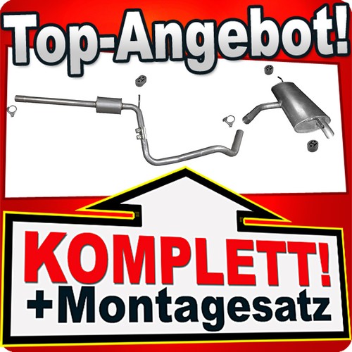 Auspuff für golf - auspuff,