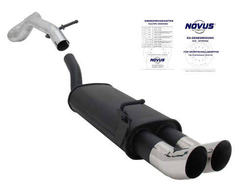 Novus sportauspuff golf 4 - vw,