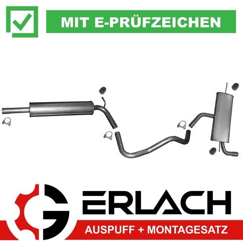 Auspuffanlage für golf vii - für,